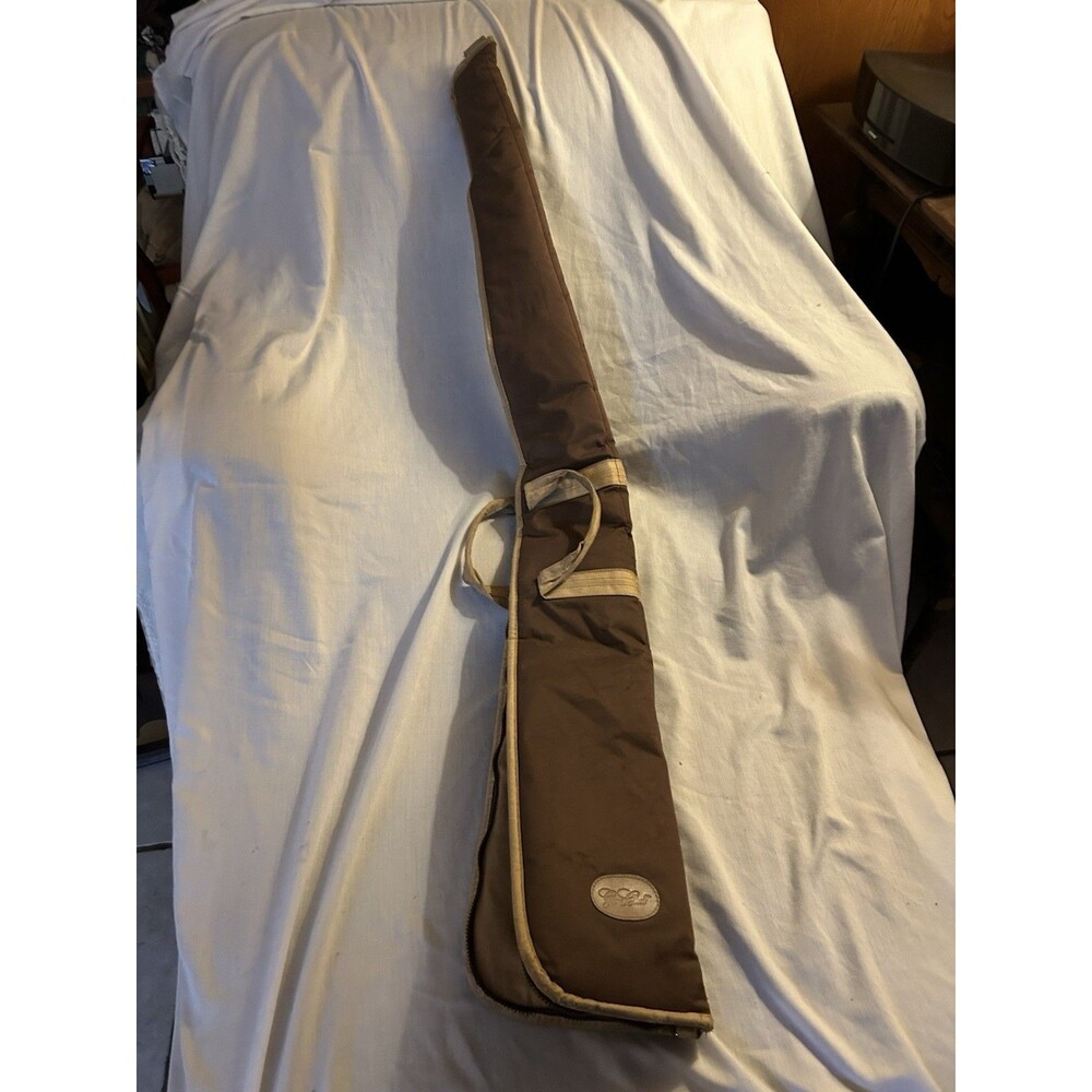 Allen USA Padded Soft Rifle Gun Case 53” Long Shotgun Padded Canvas - Brown Zip